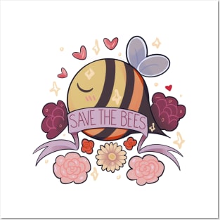 Save the Bees Posters and Art